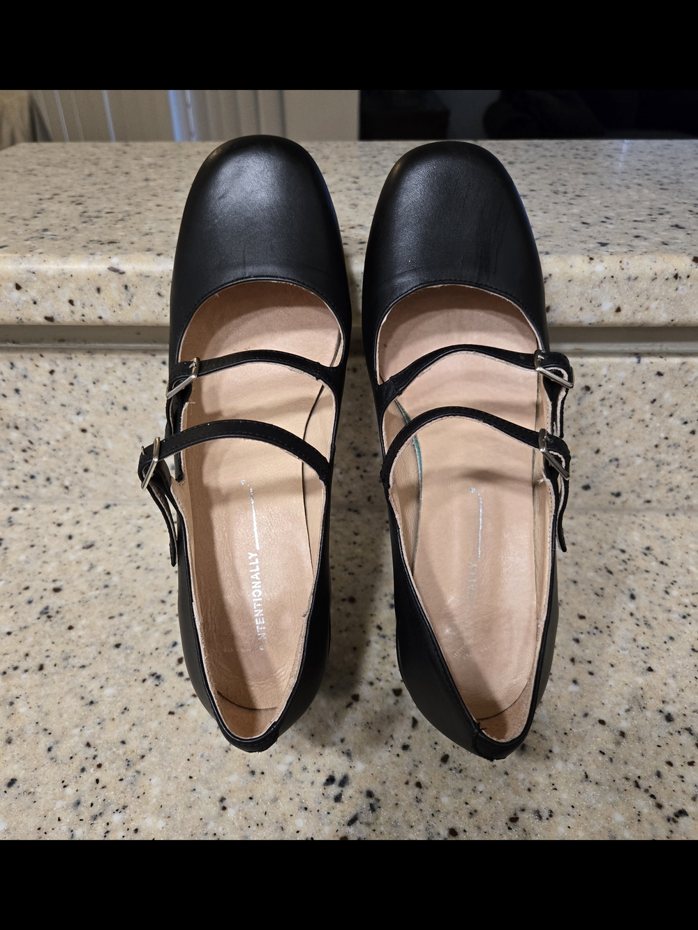INTENTIONALLY BLANK Over Time Platform Mary Jane Block Heels Spain EU 40 - Picture 5 of 9